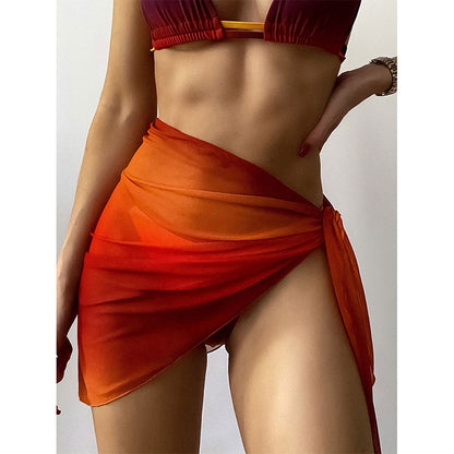 Dames Jupe de Plage Transparente Chic und Stil