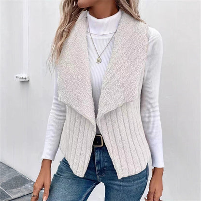 Dames Gilet en Tricot à Devant Ouvert Chic und Stil