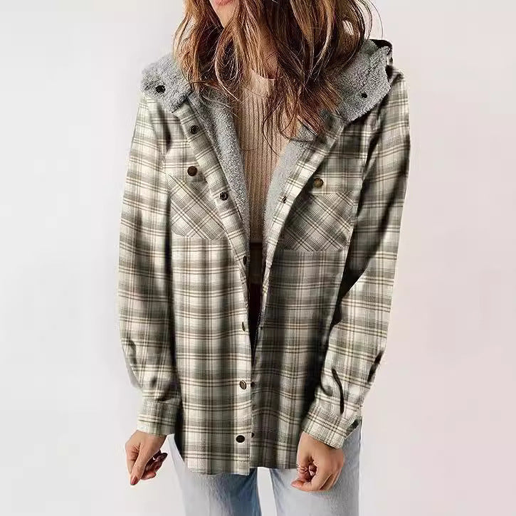 Dames flanneljacke avec doublure en polaire Chic und Stil