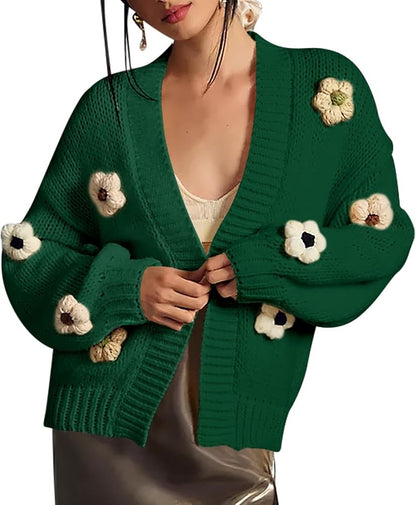 Dames gilet avec appliques florales Chic und Stil