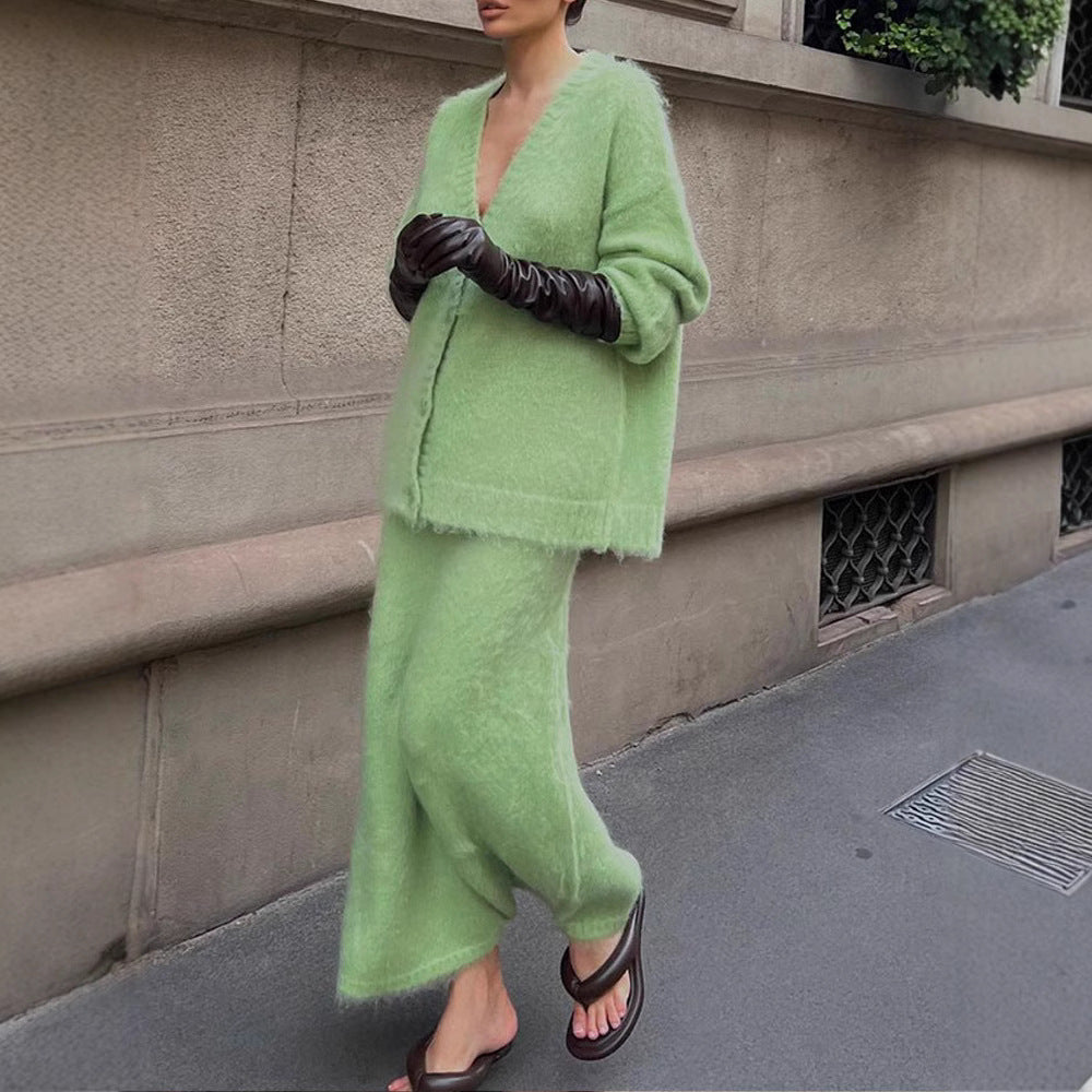 Dames doux cardigan pelucheux Chic und Stil