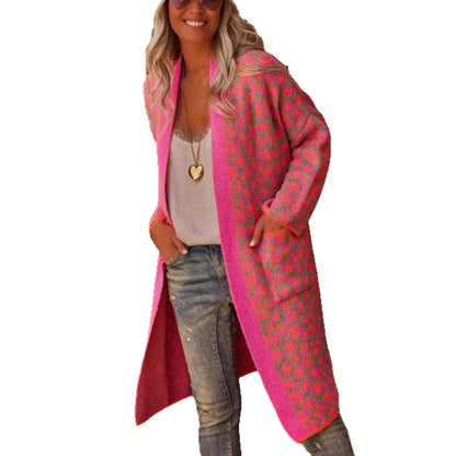 Cardigan tendance pour femmes avec motif accrocheur Chic und Stil