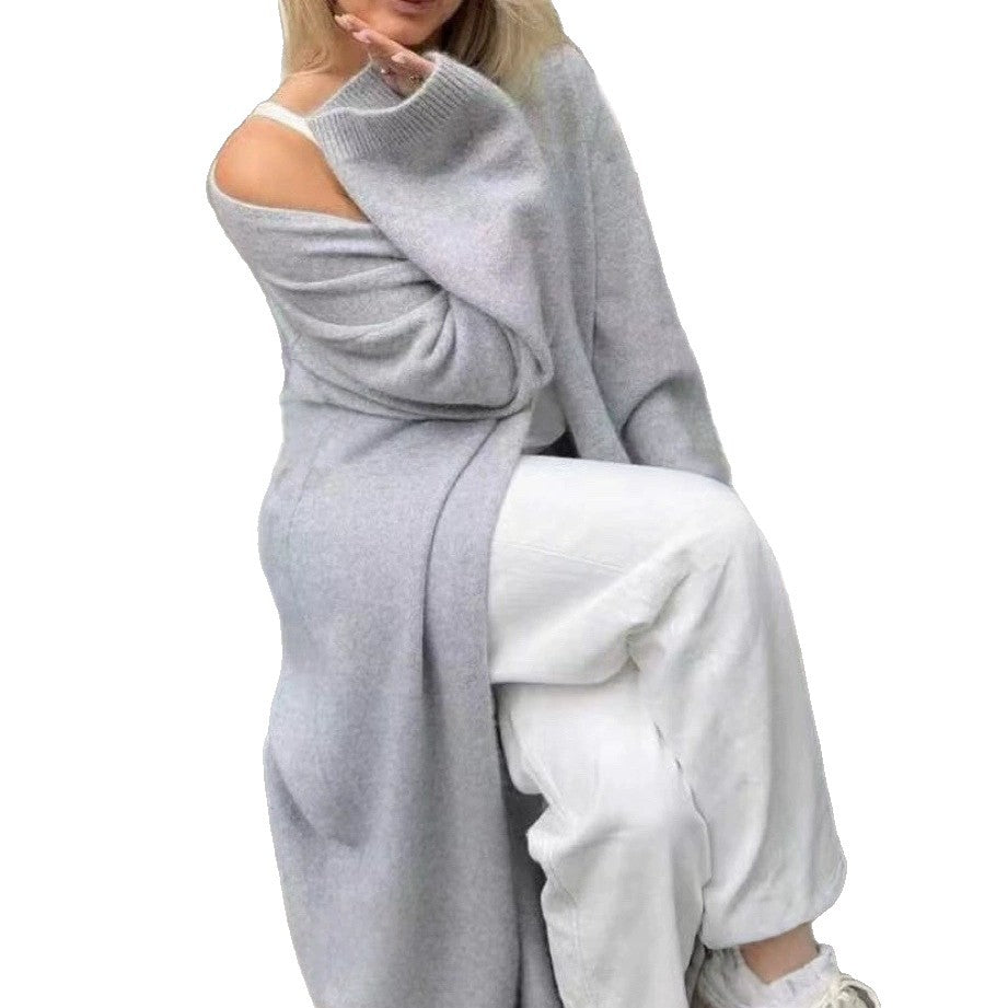 Dames cardigan oversize décontracté Chic und Stil