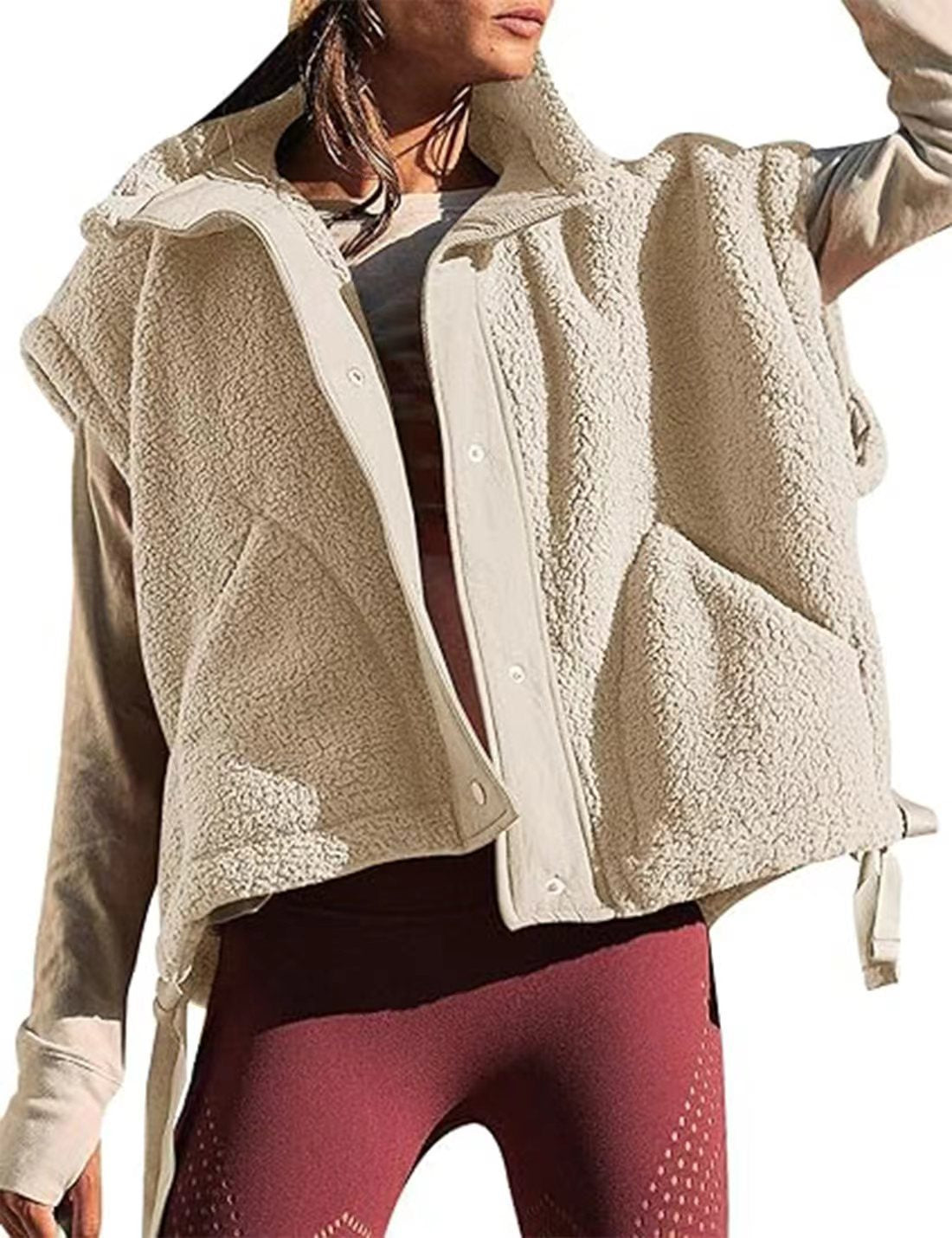 Dames gilet en fausse fourrure Chic und Stil