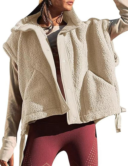 Dames gilet en fausse fourrure Chic und Stil