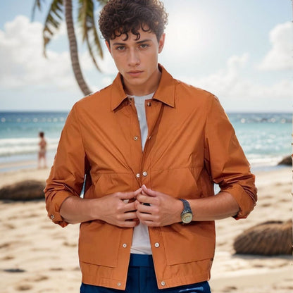 Lightweight outdoor jacket for men Chic und Stil