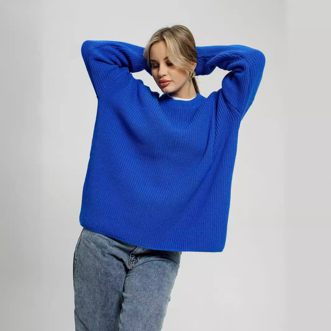 Dames Gros pull en tricot Chic und Stil