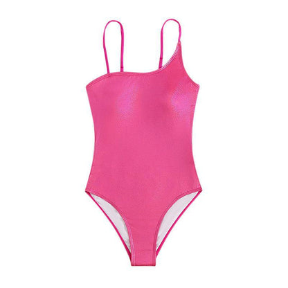 Dames Brillant Haut découpé Maillot de bain une pièce Chic und Stil