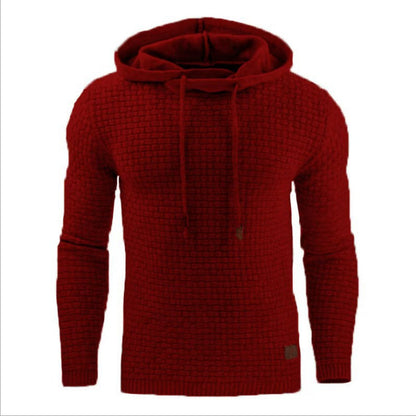 Sweat à capuche pour hommes au design structuré moderne Chic und Stil