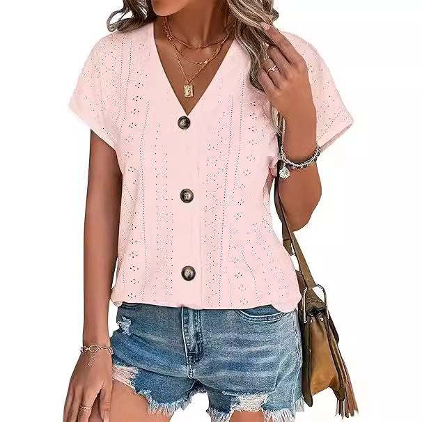 Blouse cousue pour femmes avec patte de boutonnage Chic und Stil