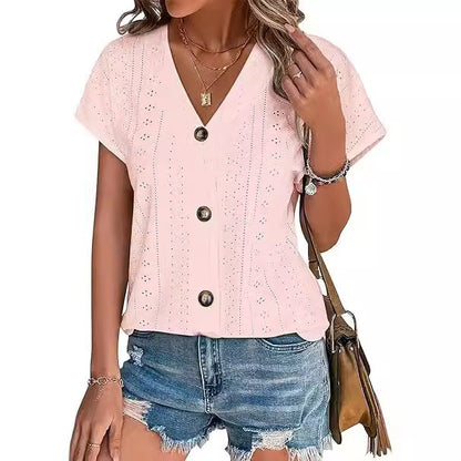 Blouse cousue pour femmes avec patte de boutonnage Chic und Stil
