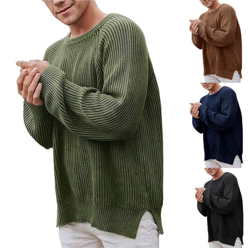 Pull en maille élégant pour hommes avec un design texturé et une coupe moderne Chic und Stil