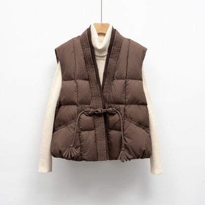 Dames Gilet matelassé tendance Chic und Stil