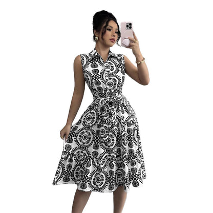 Robe chemise à boutons pour femmes chic et stylée