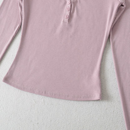 Chemisier à manches longues pour femmes avec fermeture à boutons élégante Chic und Stil