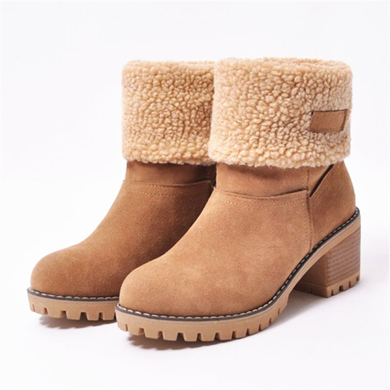 Bottes pour femmes avec tige doublée et semelle antidérapante Chic und Stil