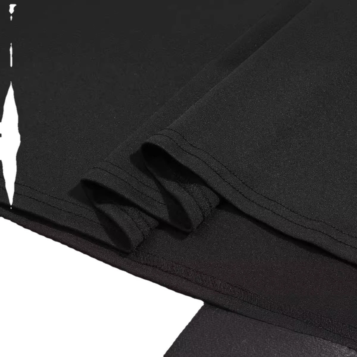 Robe portefeuille pour femmes avec des manches longues transparentes Chic und Stil