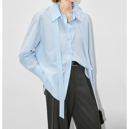 Chemise élégante à volants pour femmes Chic und Stil