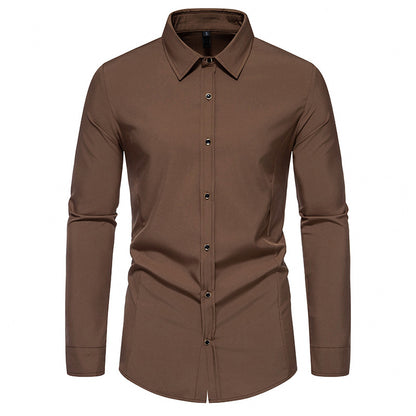 Chemise à manches longues tendance pour hommes avec une coupe élégante Chic und Stil
