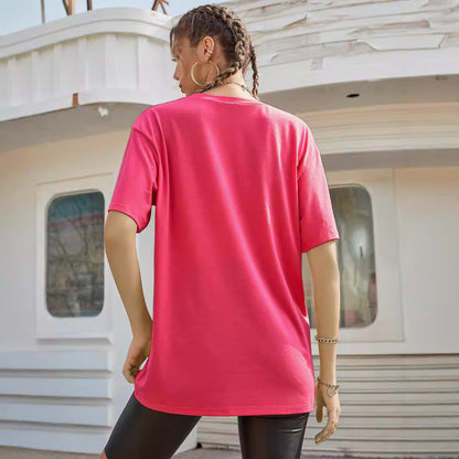 T-shirt oversize pour femmes avec impression graphique tendance et coupe décontractée Chic und Stil