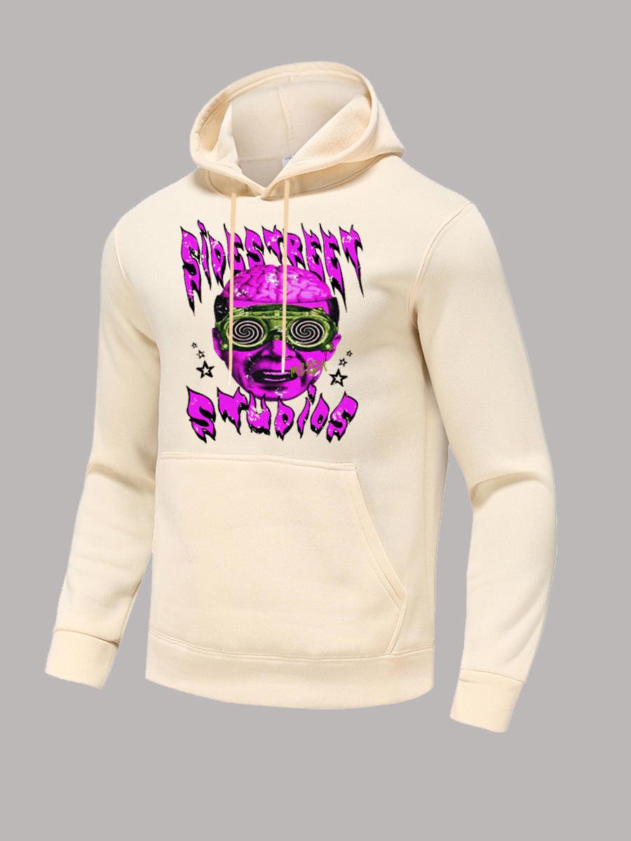 Pull à capuche pour femmes avec impression graphique unique Chic und Stil