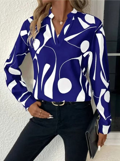 Blouse haute couture pour femmes avec motif moderne Chic und Stil