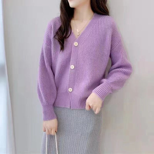 Femmes Pull-over confortable avec des manches larges et un design côtelé discret Chic und Stil