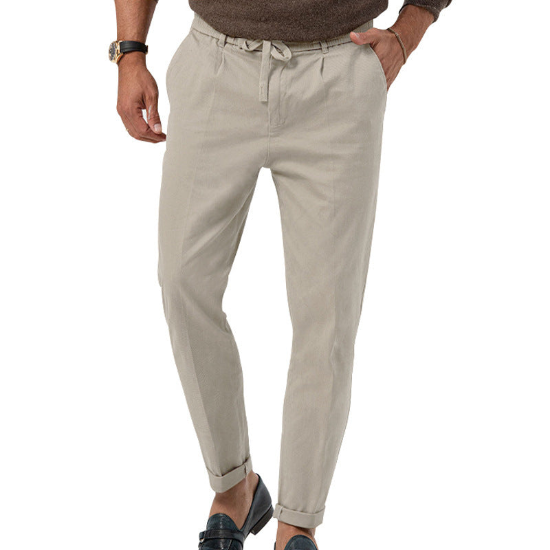 Fashionable summer cargo pants for men with elastic waist and adjustable drawstring Chic and Style