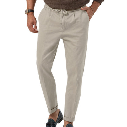 Fashionable summer cargo pants for men with elastic waist and adjustable drawstring Chic and Style