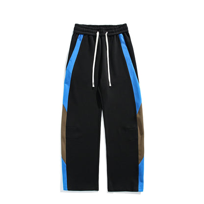 Women Casual Loose Fit Jogging Pants with Contrast Stripes on the Sides Chic and Style