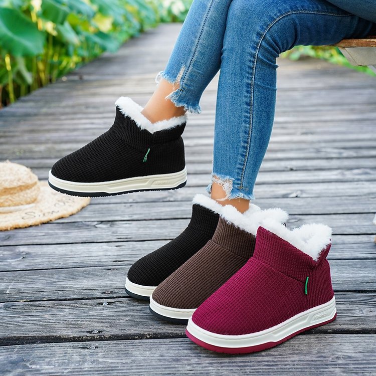 Bottes pour dames doublées avec encolure élastique Chic und Stil