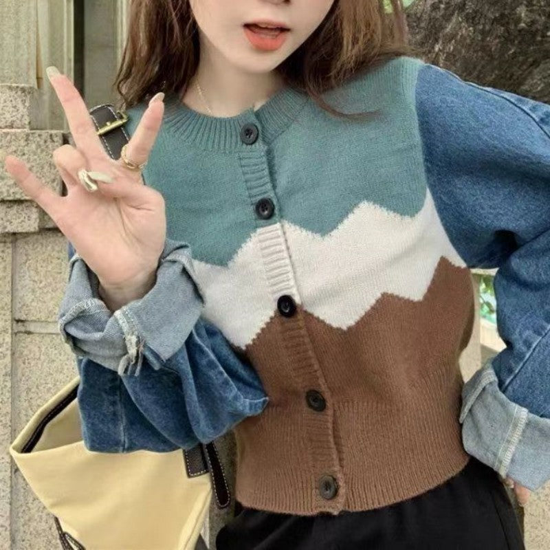 Dames Gilet tendance avec accents de couleur modernes Chic und Stil