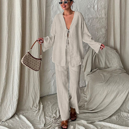 Casual set for women with a loose top and comfortable pants Chic and Style