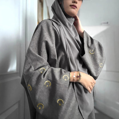 Dames élégant Kaftan-veste avec des broderies artistiques Chic und Stil