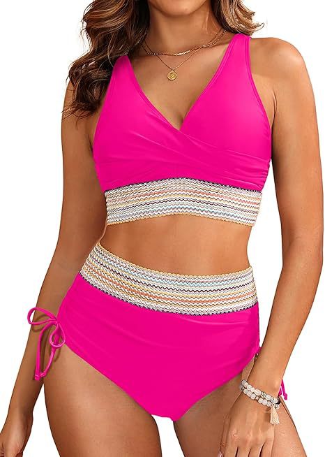 Ladies' bikini set with adjustable belt and elegant top Chic und Stil