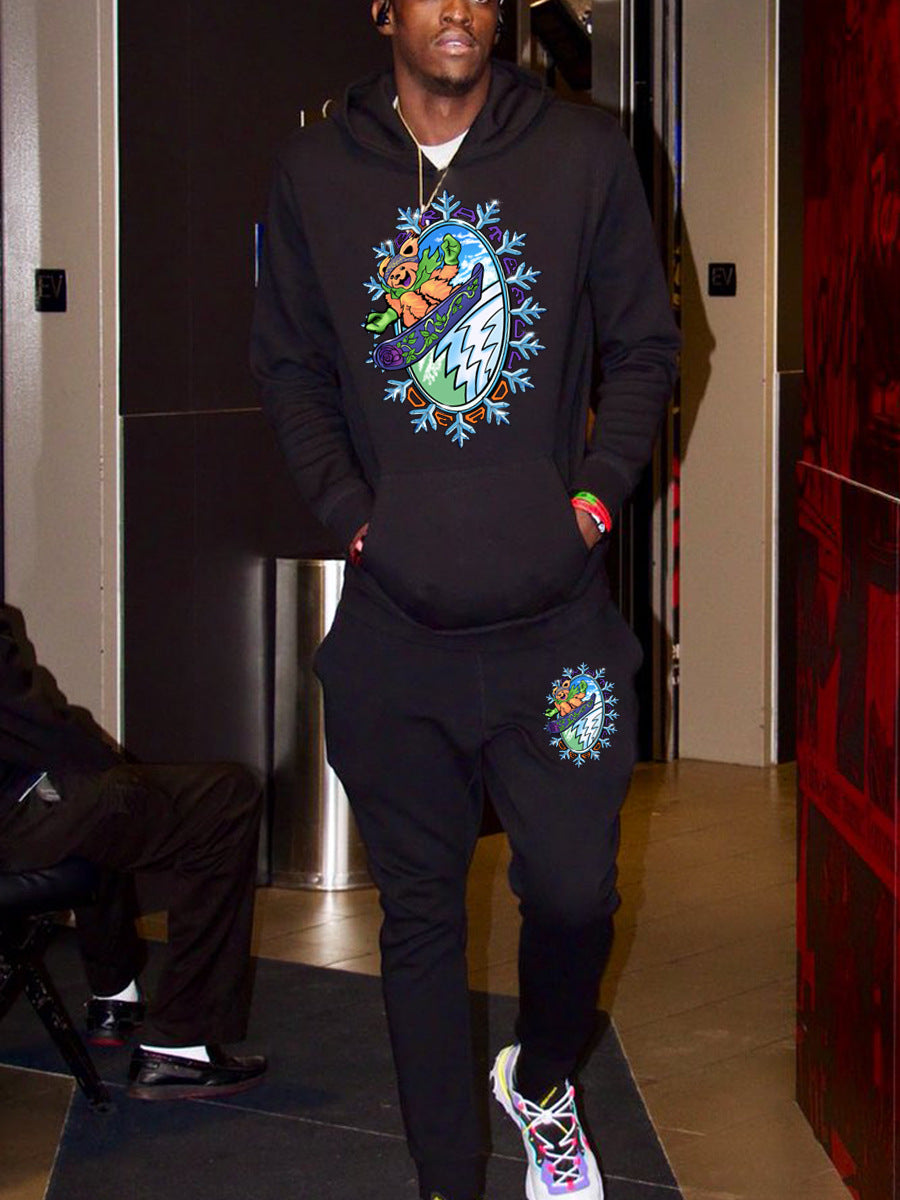 Dame survêtement à capuche avec motif animal tendance Chic und Stil