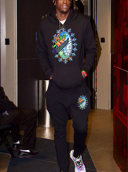 Dame survêtement à capuche avec motif animal tendance Chic und Stil