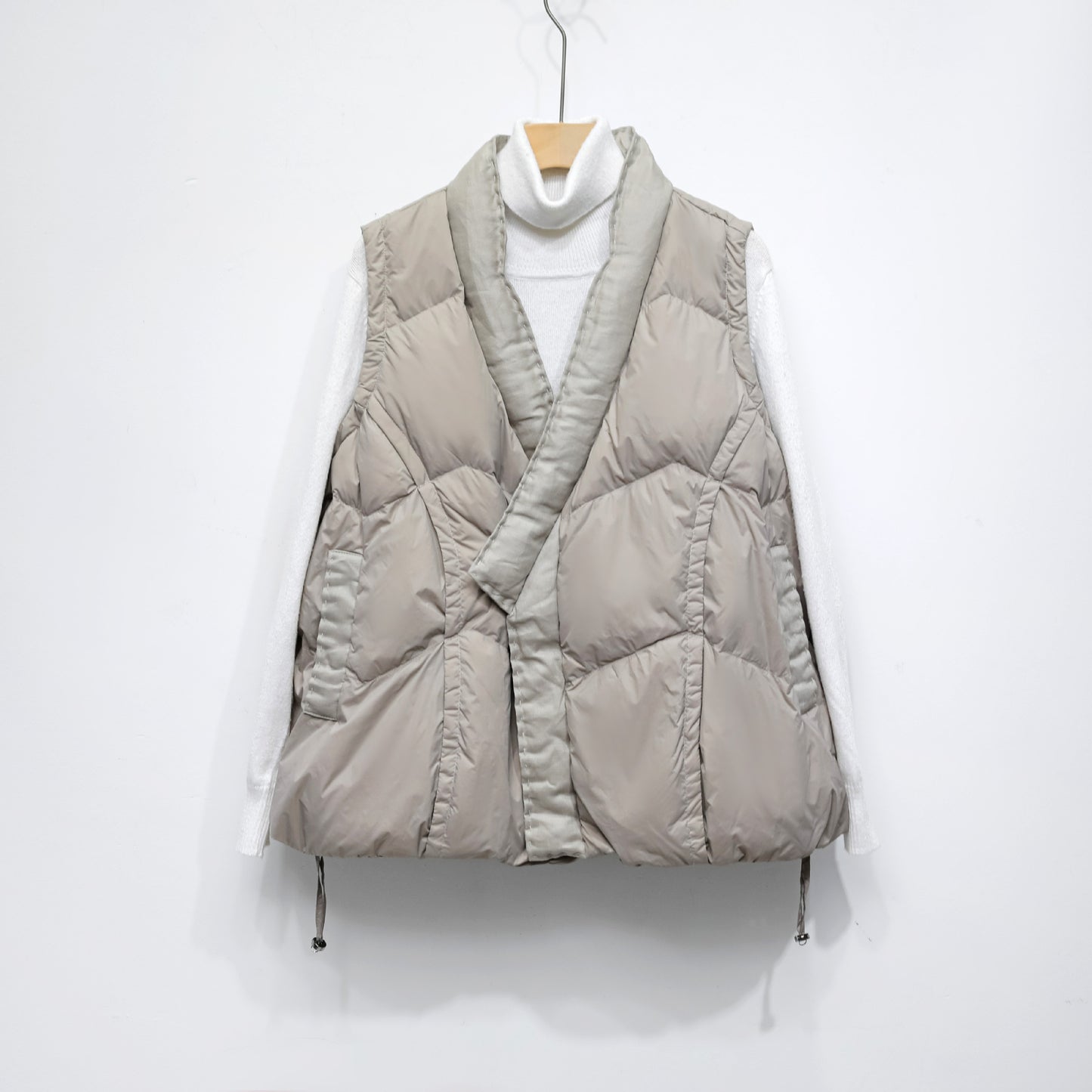 Dames gilet réversible d'hiver avec coupe décontractée Chic und Stil