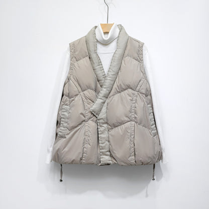 Dames gilet réversible d'hiver avec coupe décontractée Chic und Stil