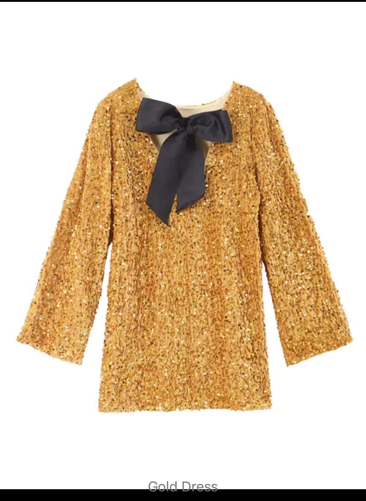 Robe Mini Pailletée Brillante Chic und Stil