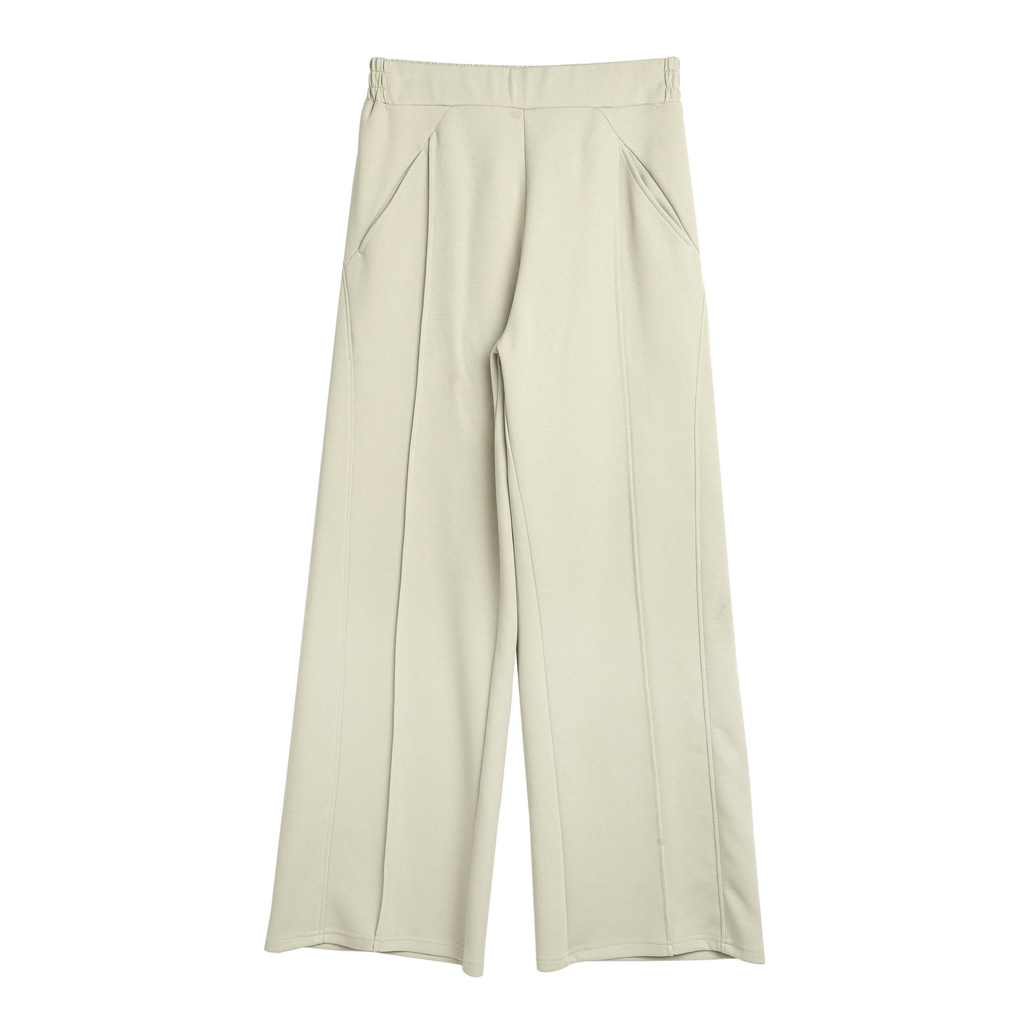 Dame Culotte Taille Haute avec ceinture élastique et poches latérales pratiques Chic und Stil