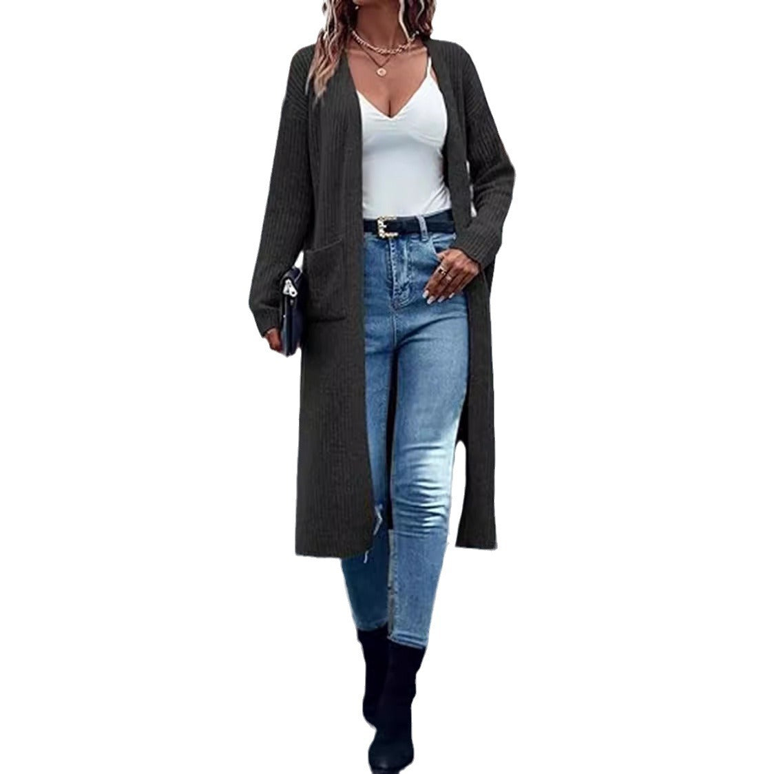 Dames Cardigan long Chic und Stil