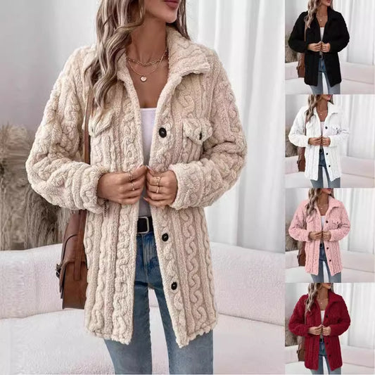 Women's pullover in soft polar quality Chic und Stil