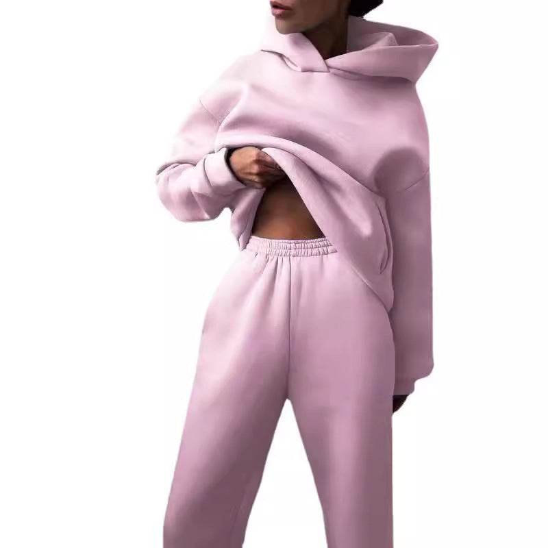 Women Chic and Stylish Hoodie and Jogging Pants Set