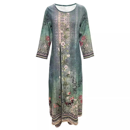 Dames élégant combinaison avec surcouche floral et jambe large Chic und Stil