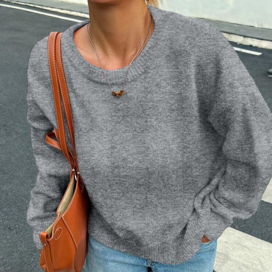 Pull femme avec une coupe décontractée et des manches volumineuses Chic und Stil