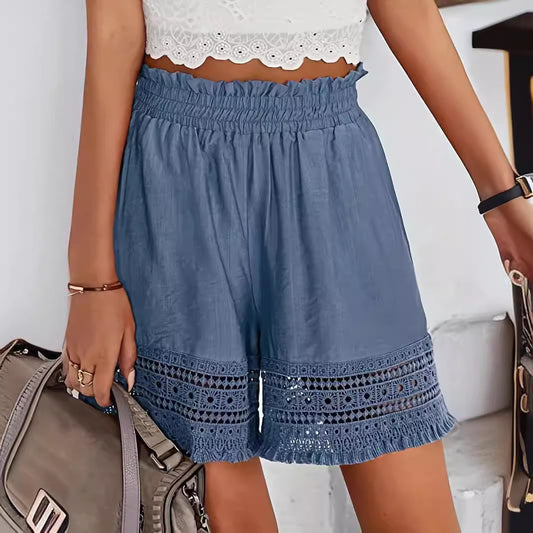 Shorts d'été en lin raffiné pour femmes Chic und Stil