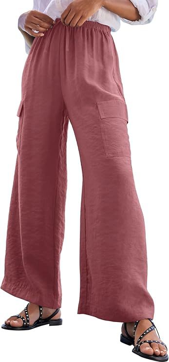Women Lightweight Jersey Cargo Pants Chic and Style
