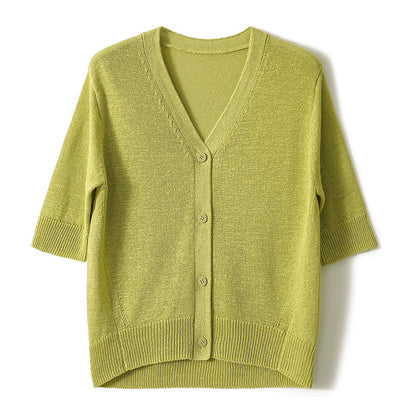 Gilet tricot à manches courtes pour femmes Chic und Stil