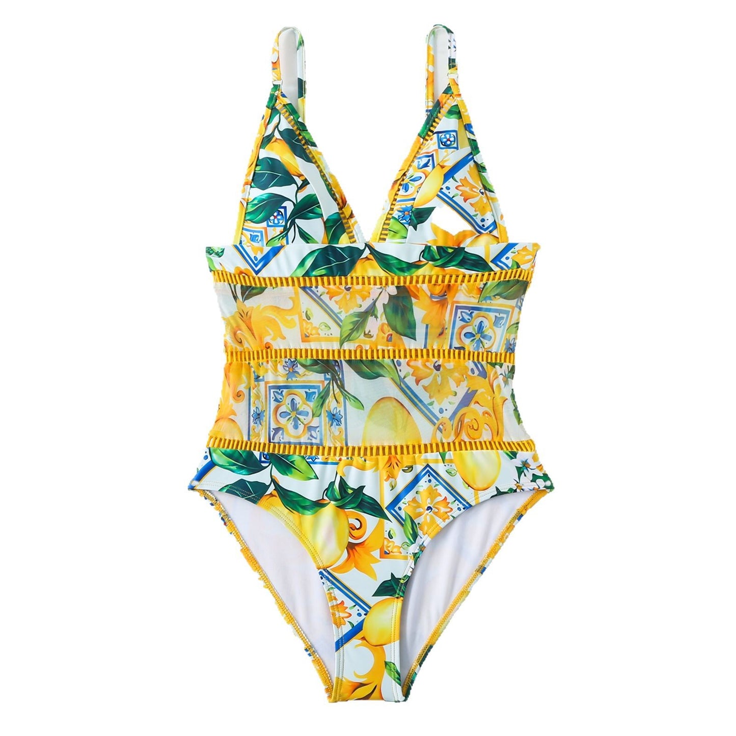Women's swim set with wrap skirt and floral design Chic and Style